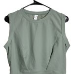 Halara Ribbed Sleeveless Crop Top Sage Green Athletic Workout Athleisure Size S Photo 1