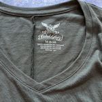 Faded Glory medium  hunter green v neck shirt Photo 1