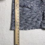 Chico's Tweed Blazer Jacket Size 3 XL Boucle Knit Purple Fringe Academia Preppy Photo 8