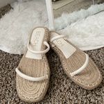 Matisse Footwear Matisse White Slide Sandals Photo 4