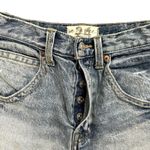 Free People  Taliesin Cutoff Short in Blue, Size 24​​​ Photo 4