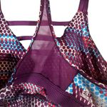 Victoria's Secret VS Sport Purple Multicolor Dotted Mesh Back Strappy Sports Bra Women Sz S Photo 5
