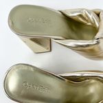 Open Edit Nordstrom Saydee Gold Metallic Puff Sandal Heel, NWOT, Size 5.5 Photo 10