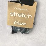 NEW Etam Trench Coat Womens US 12 Gray Double Breasted‎ Belted Stretch Jacket Photo 6