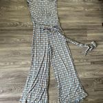 Free People Blue and Orange Patterned Jumpsuit Photo 4