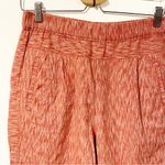 Anthropologie Size Small Orange Red Jogger Pull on Pants Women's 100% Cotton Photo 2