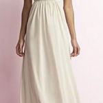 Jenny Yoo  Palomino Beige Spaghetti Strap Bridesmaid Bridal Maxi Dress Photo 0