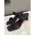STAUD Frankie Ruched Sandal Black Womens Size 36 6 Photo 6