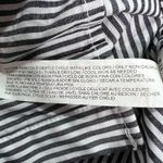 Eloquii  Women's Black White Striped Long Sleeve Button Down Shirt Plus Size 18 Photo 2