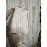 Ashley Stewart 16W Cream A-Line Midi Skirt w/ Lining – Elegant Plus Size Skirt Photo 1