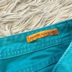 Tory Burch cropped slim boots jeans in turquoise color size 28 Photo 3