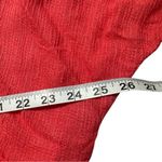 Free People Coral V Neck Woven Gauze Weave Knit Long Sleeve Blouse Small Photo 4