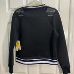 C&C California Black Mesh Panel Sweater Photo 5