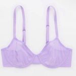 Aerie SMOOTHEZ by Arie Mesh Unlined Bra | Size 34D | Lavender - NWT Photo 0