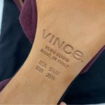 Vince  Maroon leather heels Photo 4