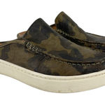 SOFFT Somers III Slide Slip On Sneaker Camo Leather Mule Size 8.5 Green Photo 0