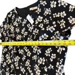 Loft  Magnolia Black Floral Patch Pocket Dress Womens Size 18 Plus NWT Photo 10