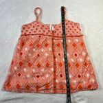 O'Neill Sleeveless Babydoll Tank Size Large Cotton Geometric Print Beach Y2K 90s Photo 7
