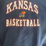 Hanes Kansas Jayhawks vintage oversized crewneck size XL basketball retro university Photo 3