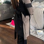 Ann Taylor Black Dress Coat W/Shawl Lapels Photo 2