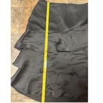 The Limited Vintage Y2K‎  Black Ruffle Tiered Satin Skirt Size 4 Whimsigoth Photo 5