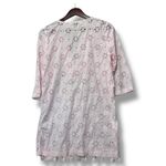 J.Crew  Pink Eyelet Tassel Tunic Dress XS‎ Boho Beach Cover Up Embroidered Cotton Photo 1