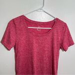 Nike  Scoop Neck Running Tee Pink Heathered S Photo 2