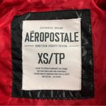 Aeropostale Black puffer hooded vest xs sleeveless black jacket Photo 2