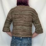 Gap Women Short Sleeve Earth Tone Cuffed Heavyweight Knit Sweater XS Extra Small Photo 1