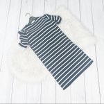 ZARA  Striped Ruffle Trim Knit‎ Dress Size Medium Photo 3
