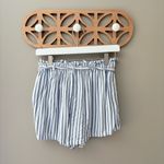 Hollister  Ultra High Rise Shorts Blue/White Sz Small Photo 2