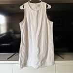 J.Crew  Denim White Shift Sleeveless Mini Dress Photo 2