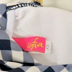 Sofia Cottagecore Gingham Floral Cherry Fairy 2pcs Bikinis Set Swim Beach Summer Black Size XS Photo 4