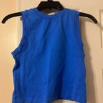 Dynamic Blue  Cropped Tank Top Photo 1