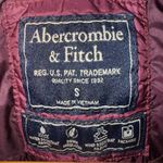 Abercrombie & Fitch  Women's Puffer Jacket Lightweight Down Insulated Maroon S Photo 3