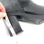 Charles David  8 Havi Black Gray Flannel Booties Block Heel Boots Photo 6