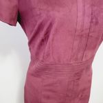 Worthington  Maroon Berry faux suede sheath dress size 10 Photo 2