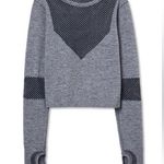 JoyLab  Grey Workout Long Sleeve Breathable Shirt Women’s‎ XL Photo 0