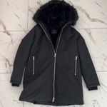Fur Puffer Coat Size M Photo 1