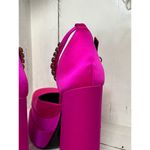 Versace  Medusa Aevitas 160mm Charm Ankle Strap Platform Pumps Hot Pink 39 / 8.5 Photo 9