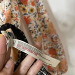 Free People intimates Say it to Me Orange floral ruffle boho bodysuit size XS Photo 4