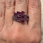 Bomb Party Women’s Set of Seven Pieces of Elegant Necklaces & Rings Size 5 & 6 Blue Photo 7