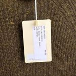 NEW See U Soon Brown Mock Neck Sweater S/M Gold Metallic Photo 4