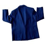 VTG Dumas Blazer Medium Navy 100% Wool One Button Jacket USA Business C… Size undefined Photo 4