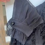 Zimmermann NWT  Illuminate Cape Shirt in Black 1 AU / 6 US Photo 9