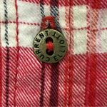 Current/Elliott Current Elliott The Perfect Plaid Shirt 0 XS Omaha Red Flannel Western Country Photo 7