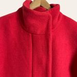 J.Crew Watermelon Pink Red Cocoon Wool Blend City Coat Size 10 Photo 3