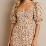 164 Rosie Cotswolds Dress Size Small Color Cream Green Red Photo 0