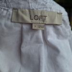 Loft Like new -  Floral Eyelet Square Neck Top Size S Photo 6