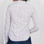 UNTUCKit Women’s Chasseles Button Down Long Sleeve Blue pinstripe Shirt Sz 4 NWT Gray Photo 1